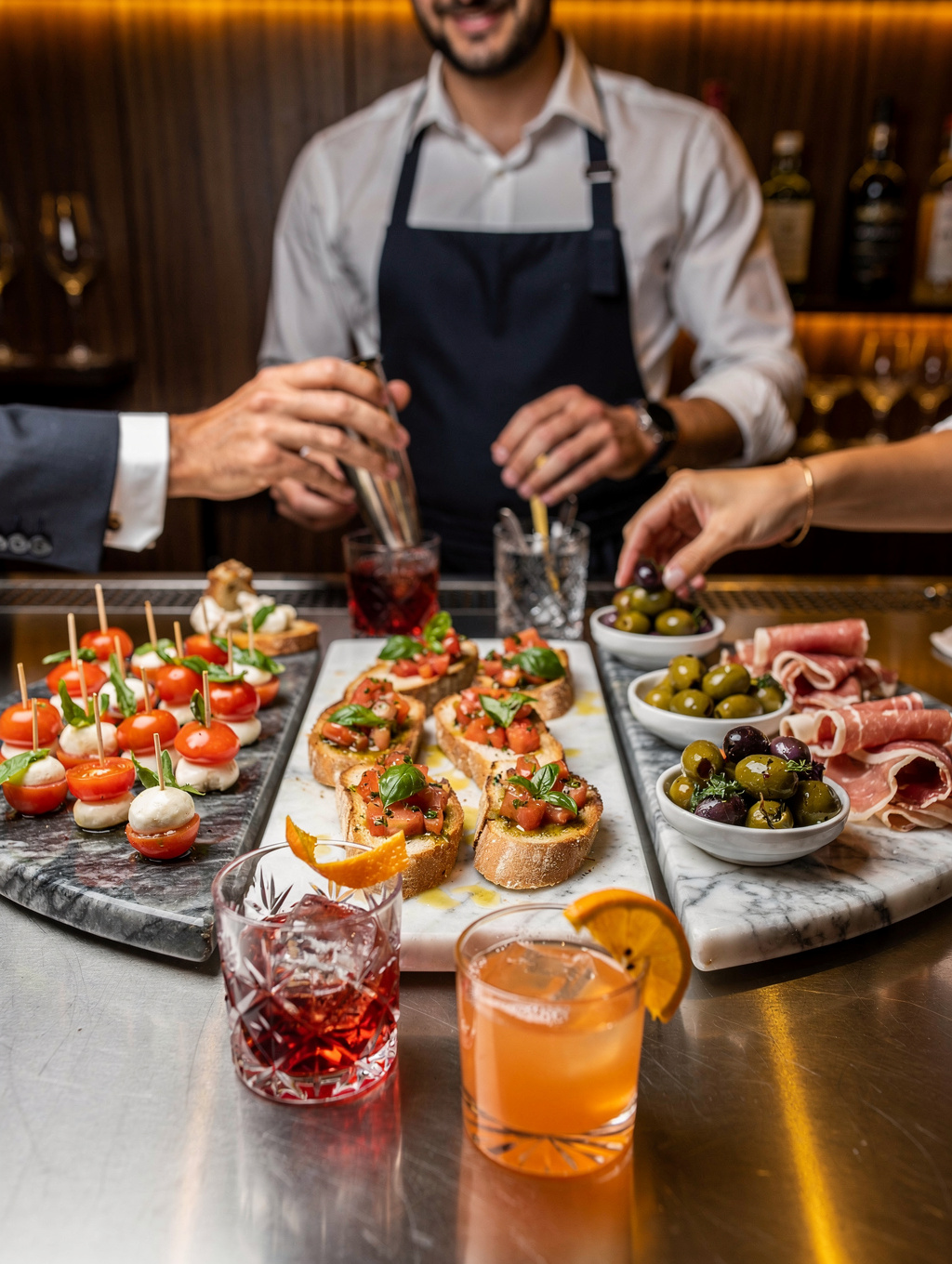 Aperitivo Bar - Lounge Area at ALDENTE restaurant