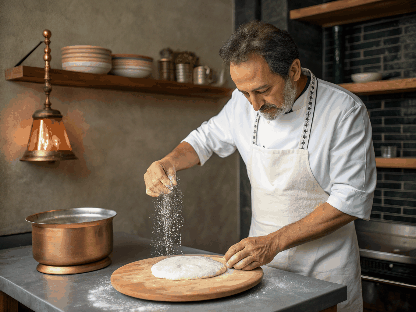 Portrait of Marco Rossi, Executive Chef at ALDENTE