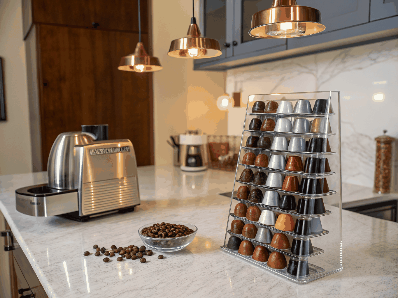 Traditional Italian espresso and digestivo in a lounge